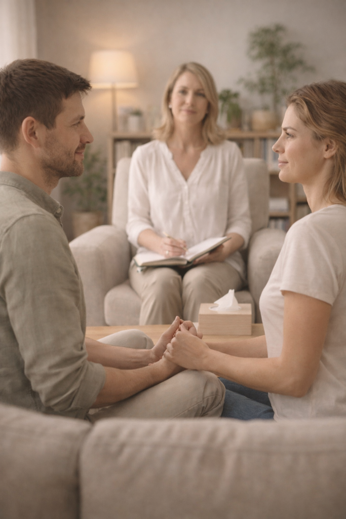 sessão de terapia de casal